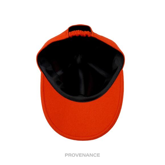 🔴 Christian Dior CD Wool Blend Cap Hat - Orange - Picture 7 of 8